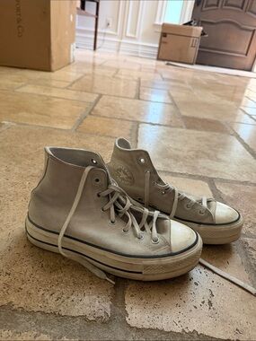 Converse High Top Sneakers - Light gray Canvas